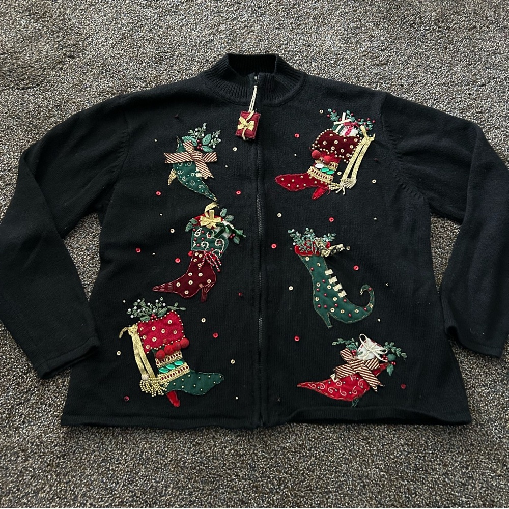 Vintage Heirloom Collectibles 2004 Christmas Collection women’s medium sweater
